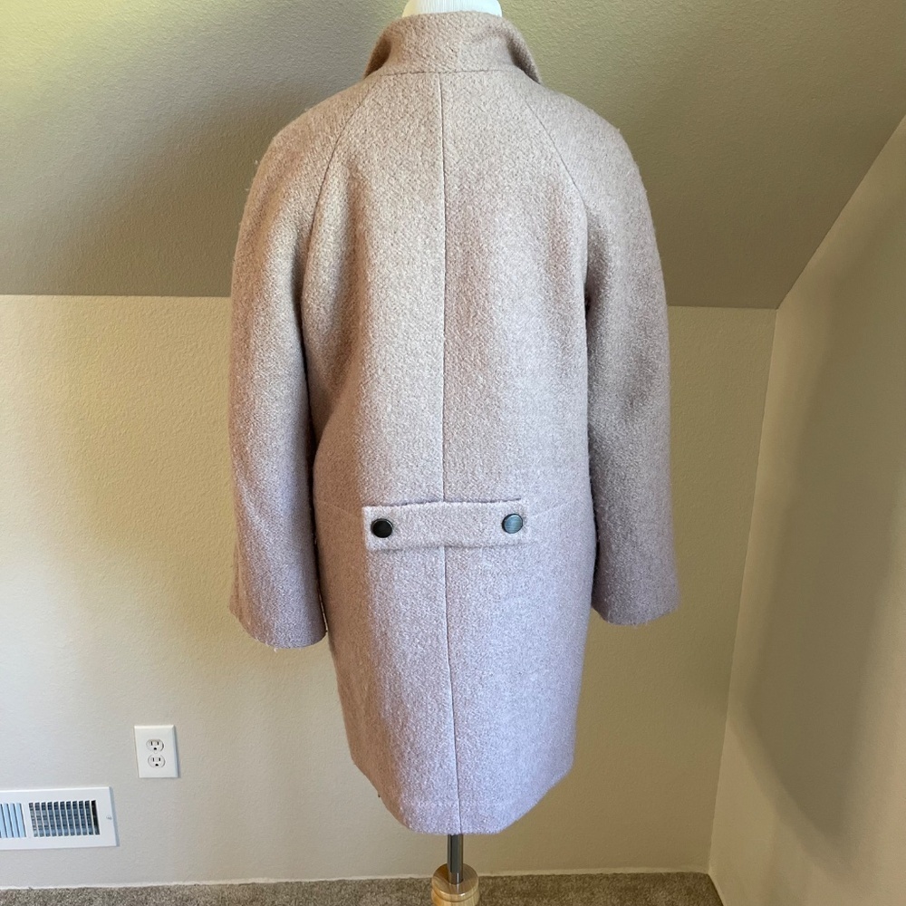 Unique ASOS Dusty Pink Maxi Coat - Picture 4 of 7